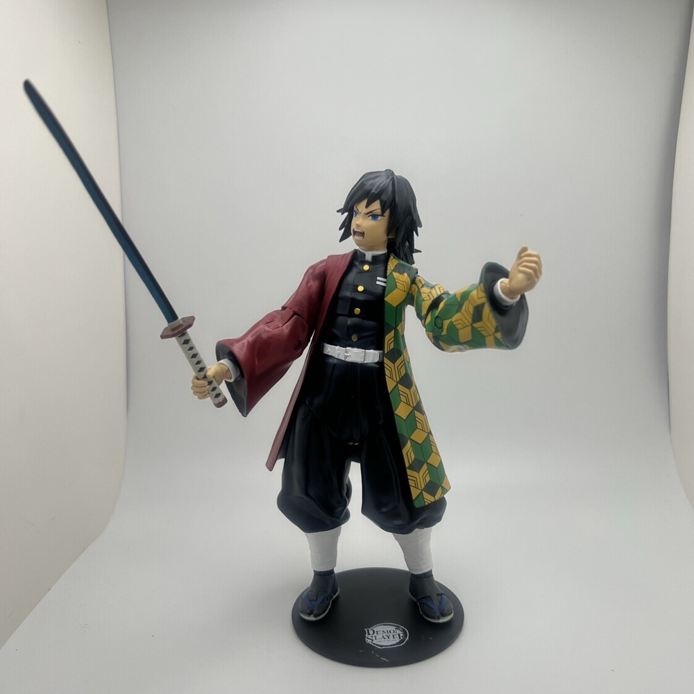 McFarlane Toys Demon Slayer Giyu Tomioka Action Figure with Sword and Base